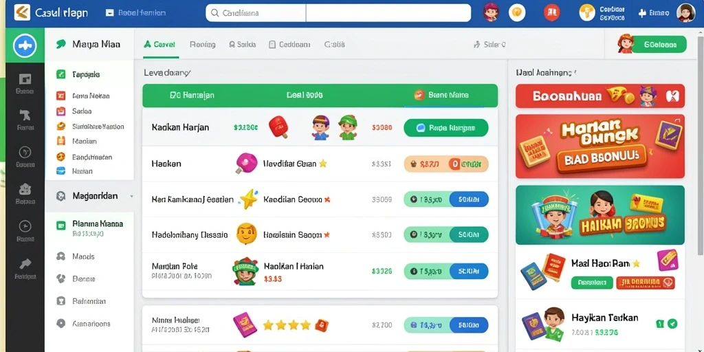 Fitur bonus harian yang menguntungkan pemain.